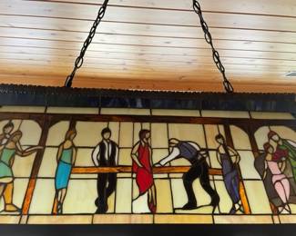 Z-lite Tiffany 4-light Billiard light.