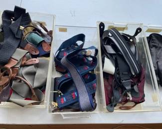 Men's suspenders.