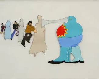 Yellow Submarine Framed Animation Cel SUCKOPHANT with Paul, John, and George
