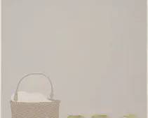 Cohen, Phyllis NANTUCKET BASKET AND FRUIT Huge Framed Woodblock Print
