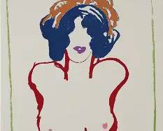 Gallo, Frank. AMERICAN BUTTERFLY Framed Silkscreen Print
