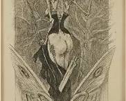 Rops, Felicien. THE SENTIMENTAL INITIATION Framed Heliogravure Print
