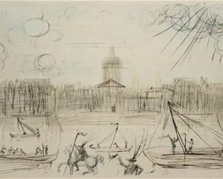 Dali, Salvador. L Academie de Paris Framed Etching
