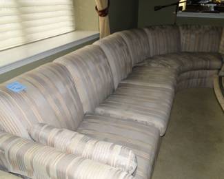 Large sectional sofa, so everyone can be comfortable, all at once, at the same time