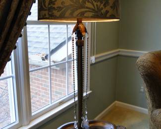 Tall pencil lamp