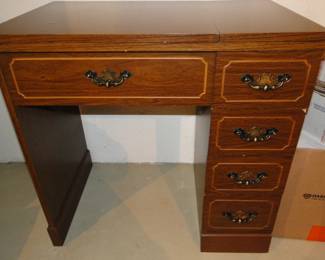 Sewing cabinet, minus sewing machine