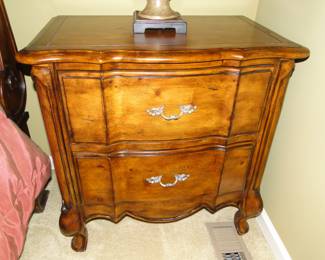 Solid wood matching nightstand