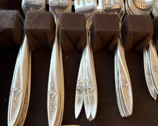 1960's Flatware Oneida Community MORNING ROSE