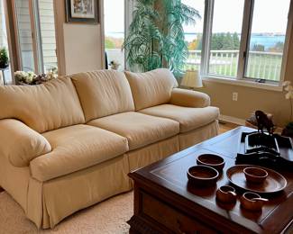 Sofa, Coffee Table, Area Rug