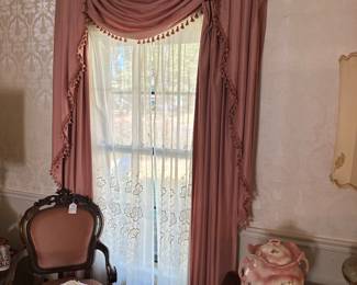 Curtains are for sale.  