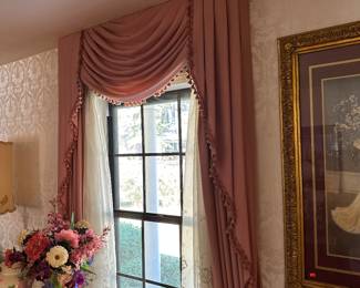 Curtains are for sale.  