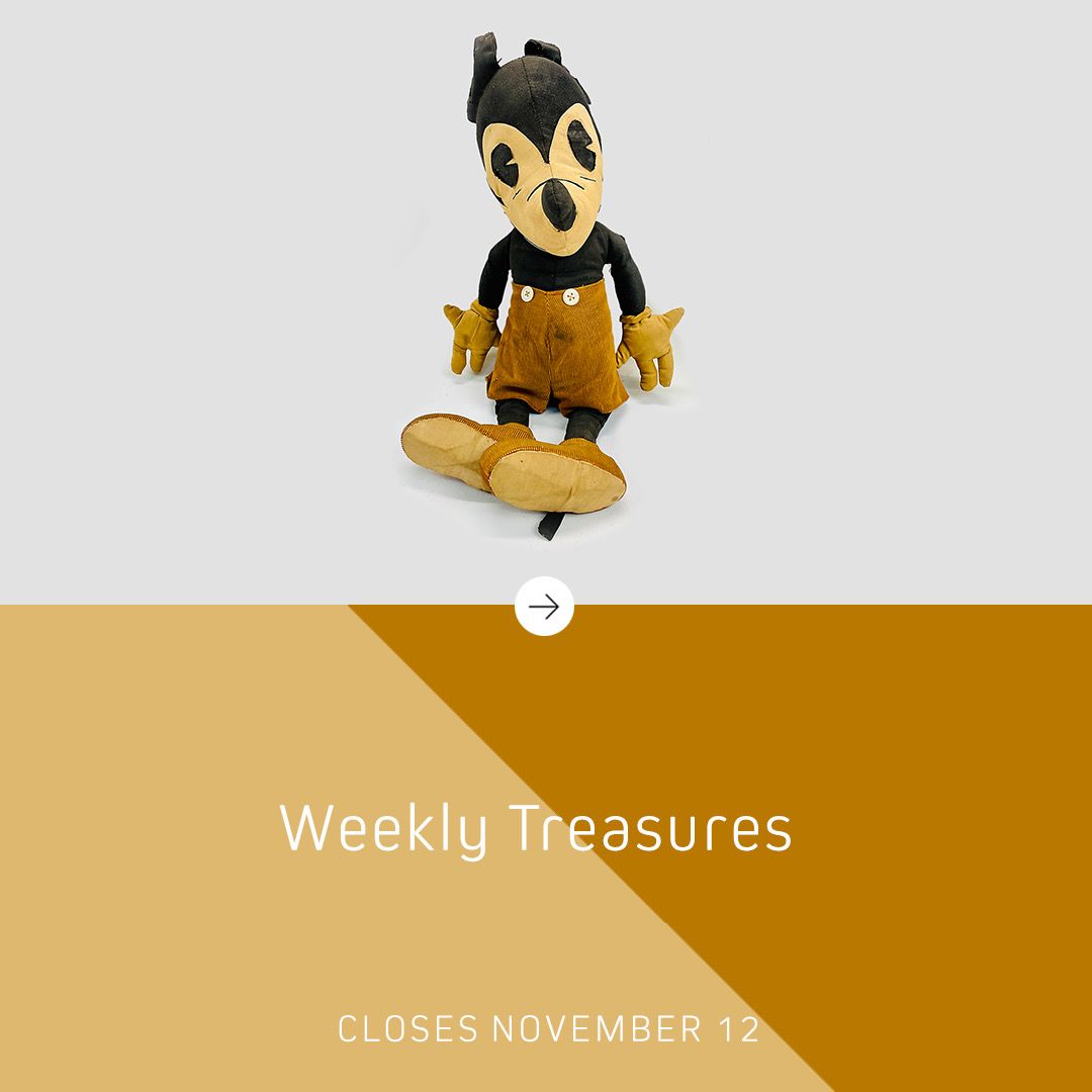 Antique 1930'S DISNEY CHARLOTTE CLARK 19 Mickey Mouse Plush Toy DOLL
