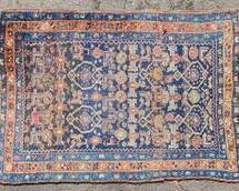 Vintage 53" x 73" Hand Knotted wool persian Area Rug
