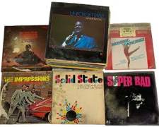 Vintage Vinyl Records - James Brown, Fats Domino, Gladys Knight, Prince, Otis Redding and More
