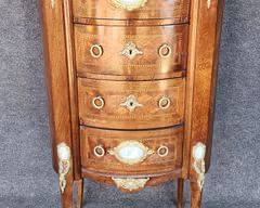 Vintage Fancy Marble Top 4 Drawer Stand with Wedgwood Plaques
