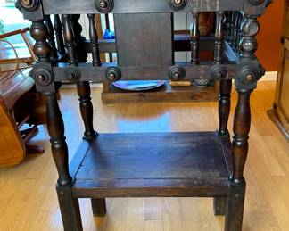 Antique Spanish Bible Stand Lectern 	45x24x14in		104037
