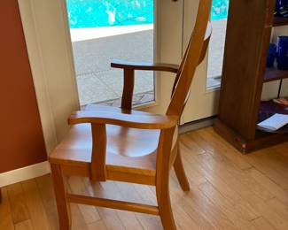 Amish Shaker Cherry Wood Arm Chair Single Chair	47 x 24 x 22in seat height 18		106008
