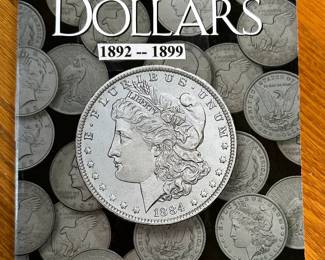 1892-1899 Morgan Silver Dollar Coin Book Set 25 Coins 	7.75x6in		107005