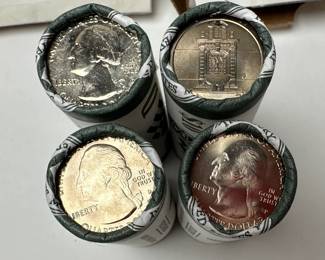 12 Rolls Uncirculated 2010-2011 American the Beautiful Quarters Grand Canyon Gettysburg Mount Hood Yosemite Yellowstone 	Box:1.25x4x6in		107065
