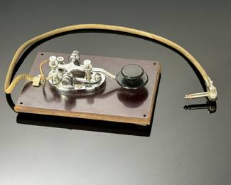 Vintage Speed-X Telegraph Key Morse Code Paddle Speedx	2x4.5x6.75in 	1lbs 2oz	970064
