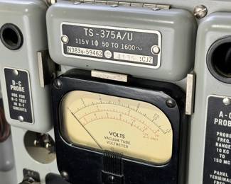 TS-375A/U Military VTVM Vacuum Tube Voltmeter TS-375	10x10.5x7.5in	18lbs 3 oz	970017
