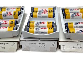 12 Rolls 2009 District of Columbia and U.S. Territories Quarters Virgin Islands Guam Mariana Puerto Rico DC	Box:1.25x4x6in		107076
