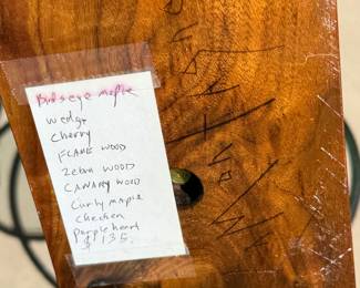 Paul LaMontagne Wood Sculpture Multi-Wood Wedge 	15x5.5x13in		130004
