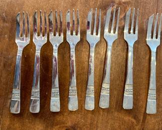 71pc Vintage German Silver Flatware Set 	71pc 		104048
