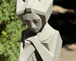 Frank Lloyd Wright Desktop Sprite Statue Sculpture Resin	11.5x2.75x2.25in		130003
