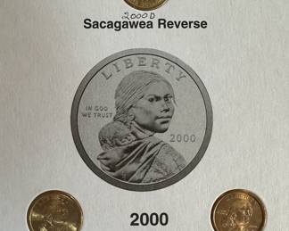 2000-2004 Sacagawea Dollar Book Set Dollar Coin Book Set 11 Coins Harris	7.75x5.75in		107013
