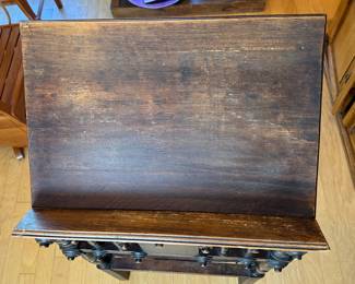Antique Spanish Bible Stand Lectern 	45x24x14in		104037
