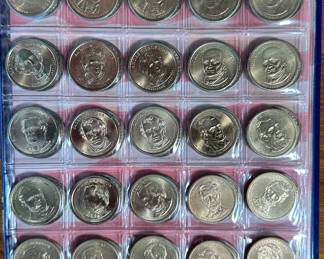78 coin set Presidential Dollar Series 2007  Supersafe Book Set 	8.25x6.5in		107018
