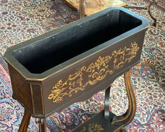 The Bombay Company Decorative Wood Planter Plant Stand	34.25x25x9.25in		117005
