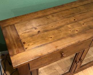 Rustic Solid Wood Glass Door Buffet Cabinet	36 x 55 x 19in		106009
