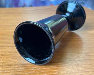 Black Amethyst Floral vase/Parfait glass	6.25in H x 3in Dia		110013
