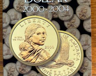 2000-2004 Sacagawea Dollar Book Set Dollar Coin Book Set 11 Coins Harris	7.75x5.75in		107013
