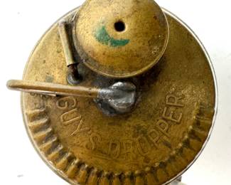 Antique Universal Lamp Co Guys Dropper Carbide Coal Miners Lamp Brass Headlight Light 	4.5x3x3.75in	7oz	970057
