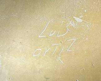 Luis Ortiz Mata Ortiz Pot Native American Pottery  Polychrome 	10.5in H x 4.25in Diameter at rim		104001
