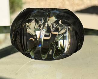 Steuben Glass Turtle Dove Paperweight No. 8397 Love Object Bernard X. Wolff  Heart Love Birds Signed	2x3x2.5in		130001
