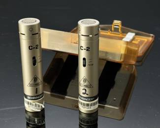 2pc Behringer C-2 Matched Studio Condenser Microphones Pair C2 mics	Mic: 3.7in Long x 0.8in Diameter 	7 oz	970026
