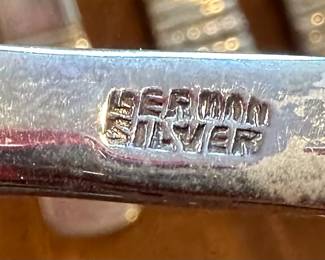 71pc Vintage German Silver Flatware Set 	71pc 		104048
