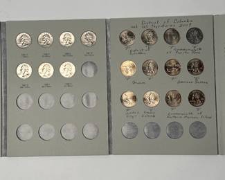 1988-1998 Washington Quarters Coin Book Set 35 Coins Complete Quarter Set	7.75x6in		107062
