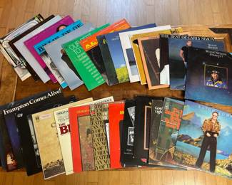 Lot of 32 Rock Records 	5x13x13		105019
