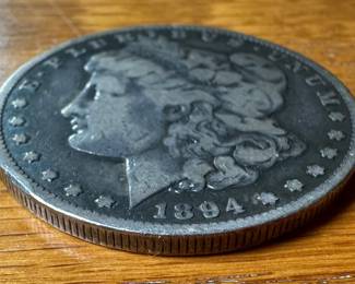 USA 1 Dollar 1894 O Morgan Silver Dollar Coin 1894-O			107025
