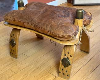 Vintage 1960’s Egyptian Camel Saddle Stool	16 x 23 x 14in		106005

