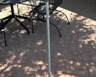 Large 7ft 8in Lyman Whitaker Double Helix Horizontal Kinetic Wind Sculpture	93 x 26 x 10 base: 18 diameter		104020
