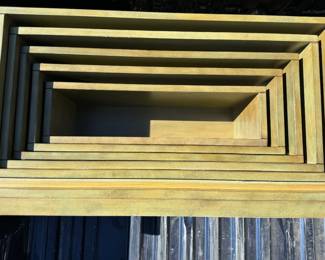 Vintage Green Stackable Bookshelf System	66.5 x 37 x 18in		117014
