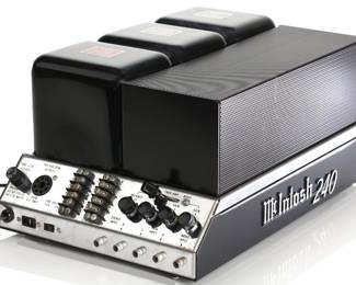 McIntosh MC 240 Vintage Hi-Fi Tube Amplifier MC240 Amp with Cage	8x10.5x15.75in	54lbs unpacked	970012