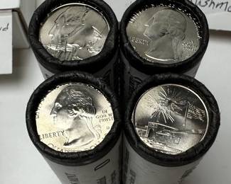 12 Rolls Uncirculated 2012-2013 American the Beautiful Quarters Denali Great Basin Fort McHenry Mount Rushmore	Box:1.25x4x6in		107068
