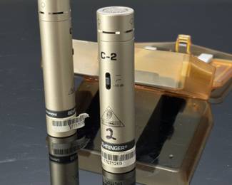 2pc Behringer C-2 Matched Studio Condenser Microphones Pair C2 mics	Mic: 3.7in Long x 0.8in Diameter 	7 oz	970026
